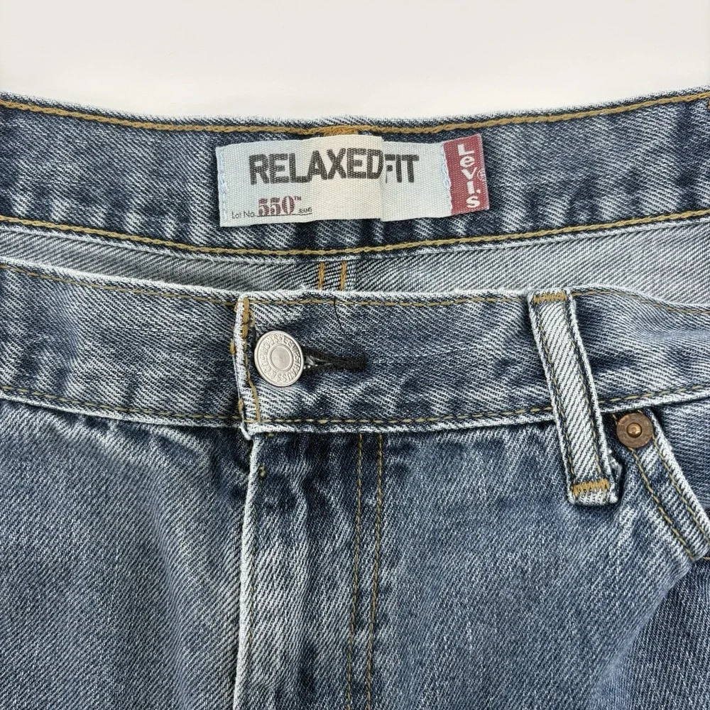 Levi's 550 Relaxed Fit Jeans‎ Men's 40X32 Fits 40x30 With Distressing